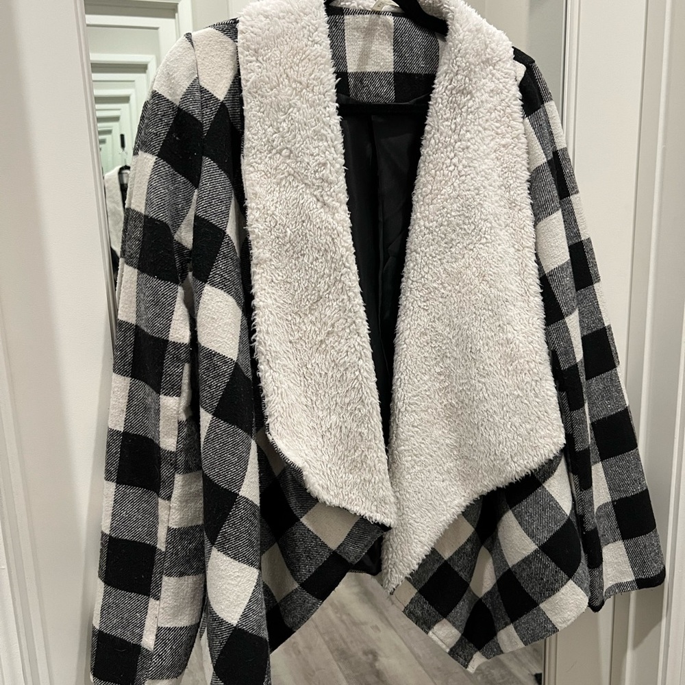 Black and white jacket